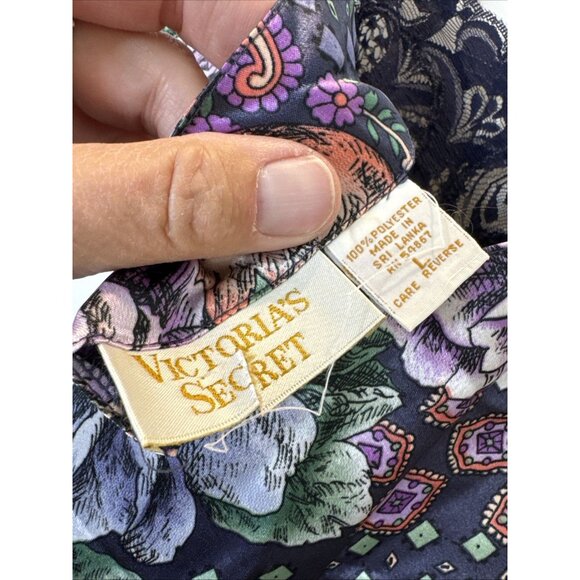 Victoria's Secret Women's Large Vintage Floral Babydoll Nightie Sexy Sleep - Picture 10 of 10